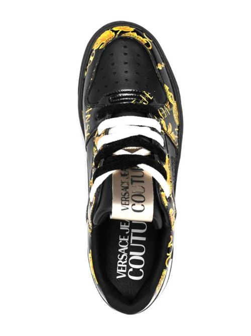 Low sneakers with baroque print VERSACE JEANS COUTURE | 77YA3SJ4 ZP353.G89